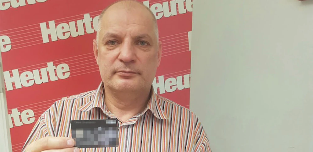 Jaroslav K. (55) ließ sofort die Kreditkarte sperren.