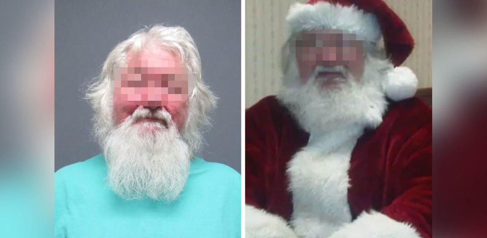 &quot;Bad Santa&quot;: Charles S (66) wurde wegen Drogenbesitzes festgenommen.