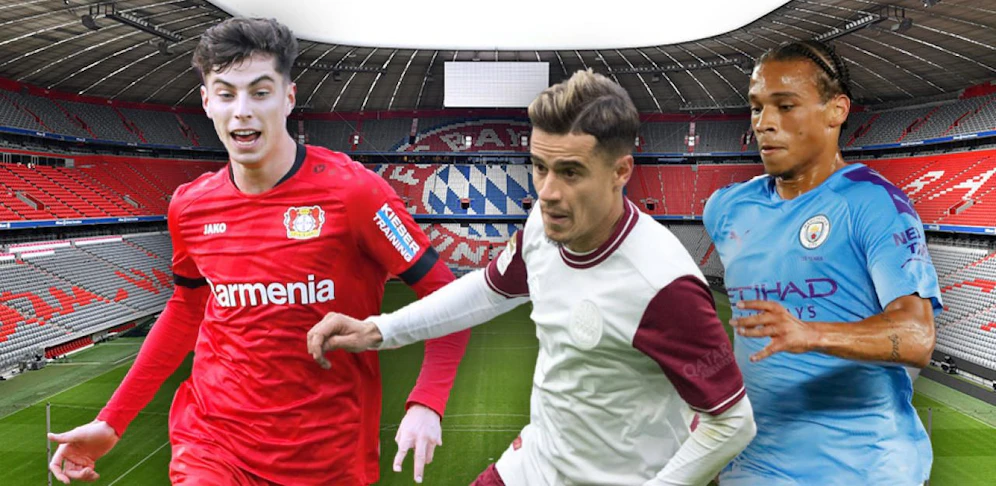 Kai Havertz, Philippe Coutinho und Leroy Sané werden ab nächster Saison keine Bayern