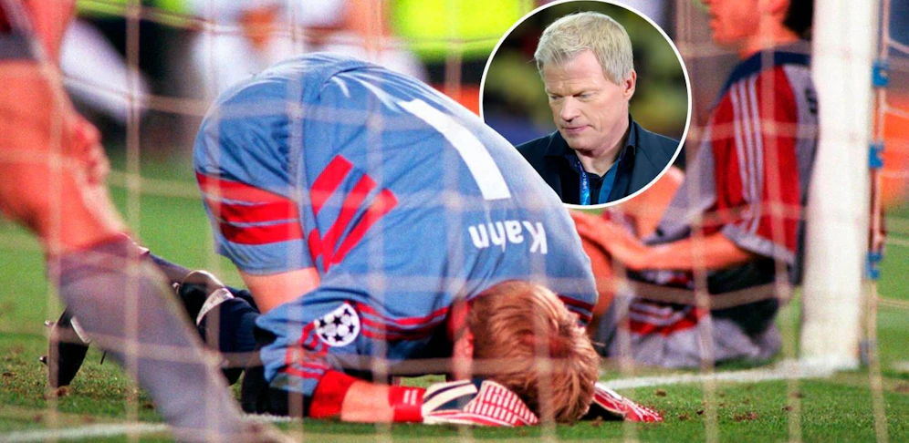 1999 verlor Oliver Kahn mit den Bayern das Champions-League-Finale gegen Manchester United in höchst dramatischer Art und Weise - die Pleite hängte ihm noch jahrelang nach.