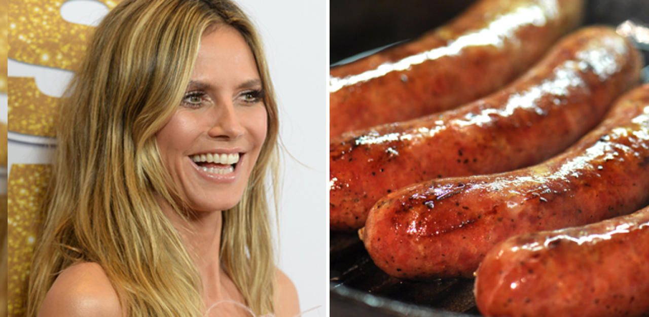 Heute.at - Heidi Klum steht auf dicke, deutsche Wurst