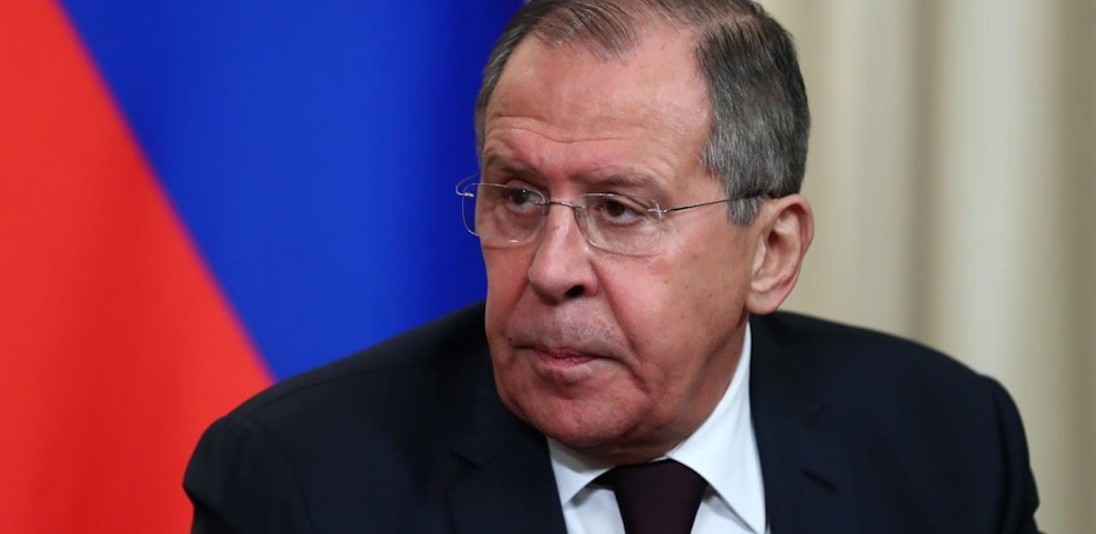 Der russische Außenminister Sergej Lawrow ist über die Ausweisung der russischen Diplomaten aus Deutschland sicher nicht glücklich.