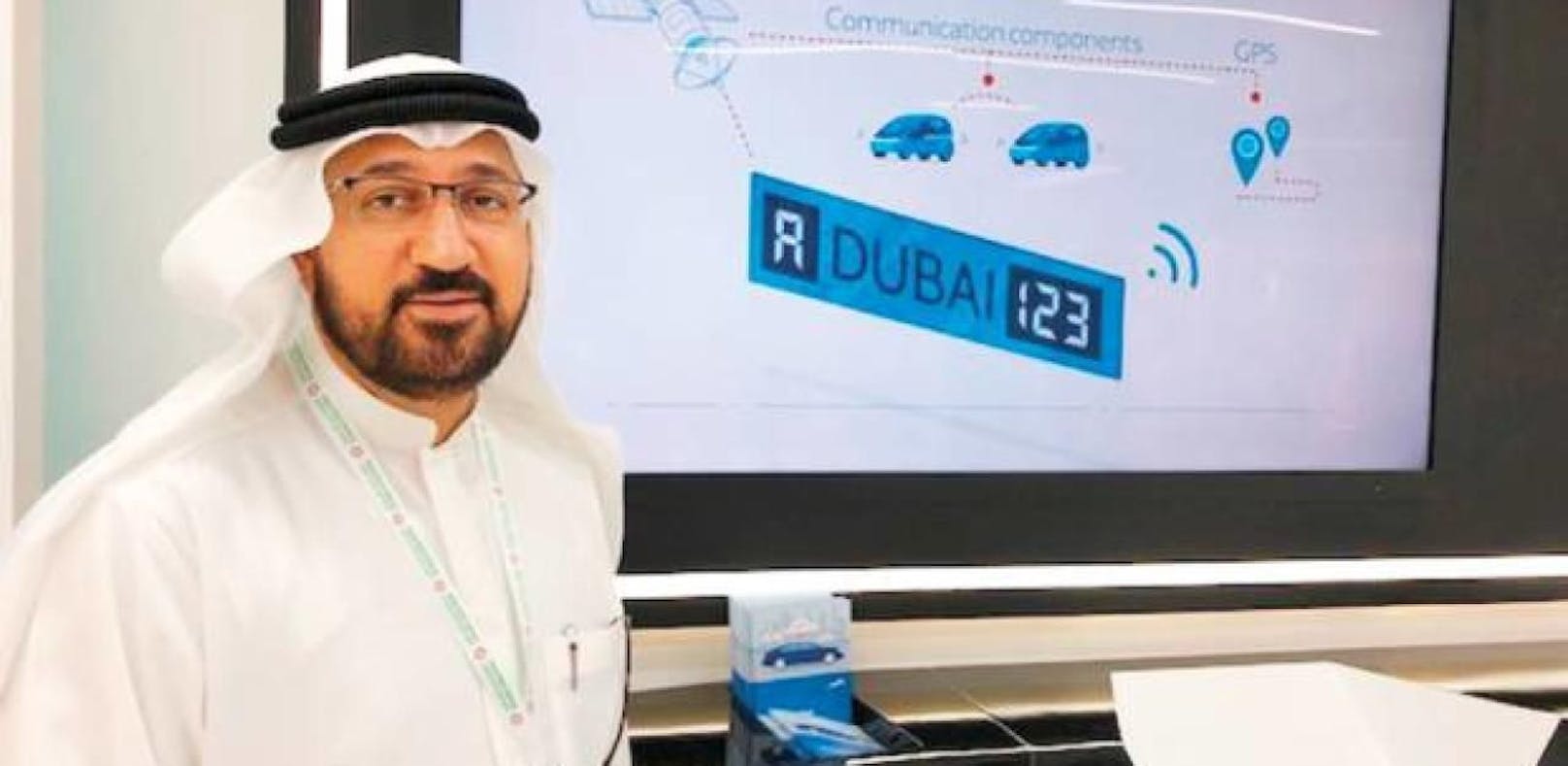 Dubai testet digitale Auto-Kennzeichen