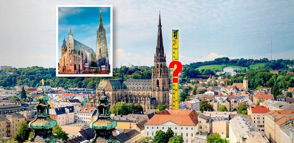 Am Montag wird geklärt, ob der Linzer Mariendom den Steffl nicht doch überragt.