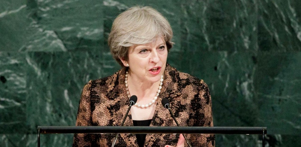 Großbritanniens Premierministerin Theresa May