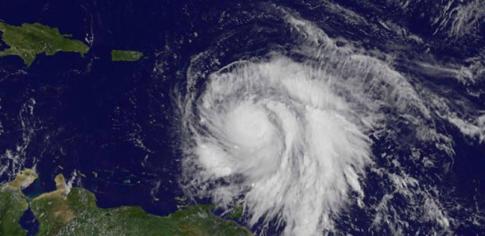 "Maria" nimmt Kurs auf Europa.