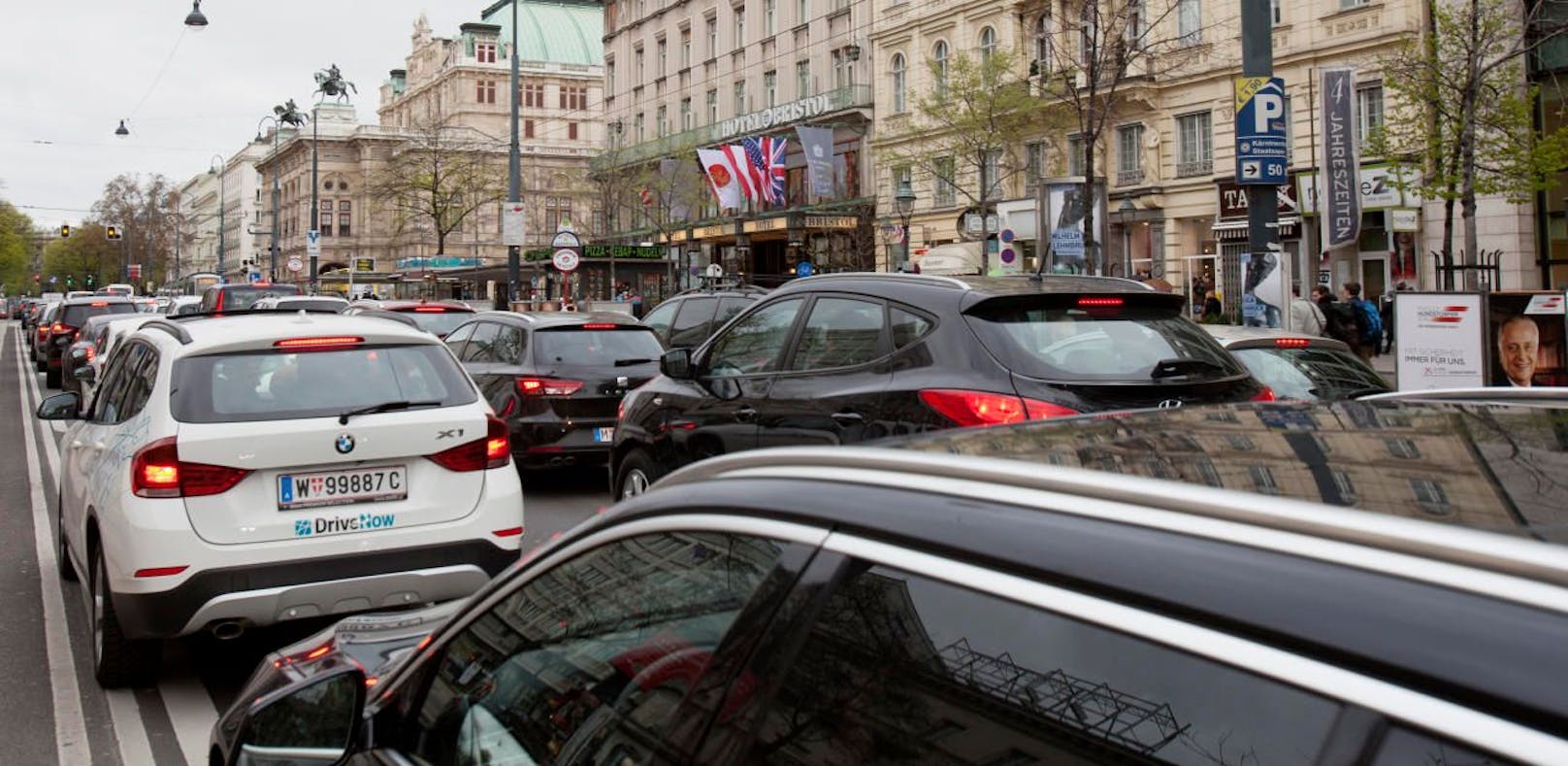Am Dienstag wird ein Verkehrstau in Wien befürchtet.