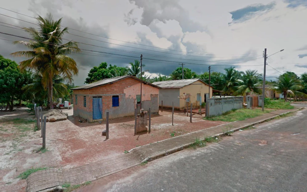 Ein Blick auf die Straßen von Bonfim, Roraima
