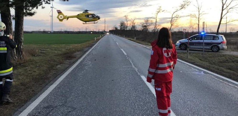 Der Patient wurde via Christophorus ins Spital nach Wien geflogen.