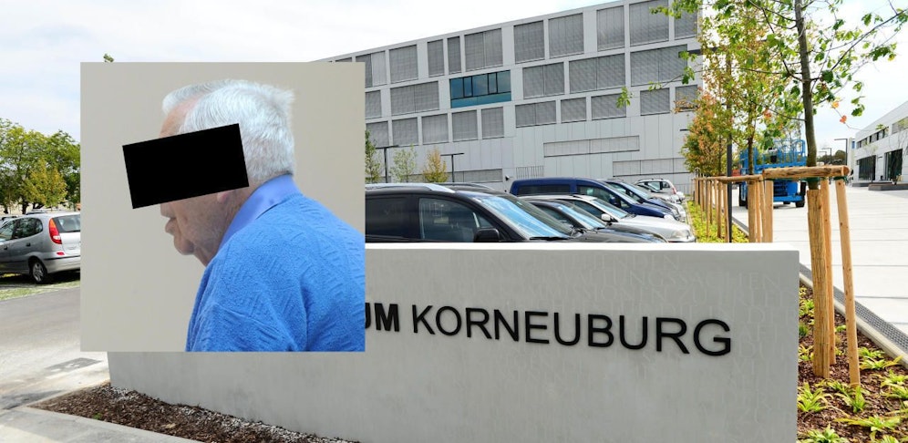 Der 85-Jährige in Korneuburg vor Gericht.