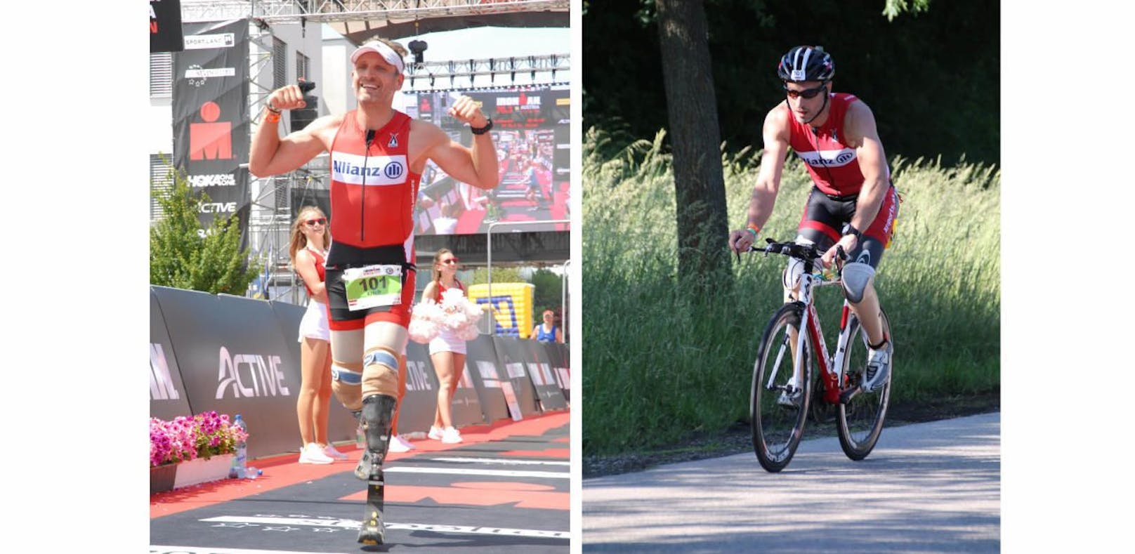 Ironman mit Prothesen: Triathlet hält nichts auf