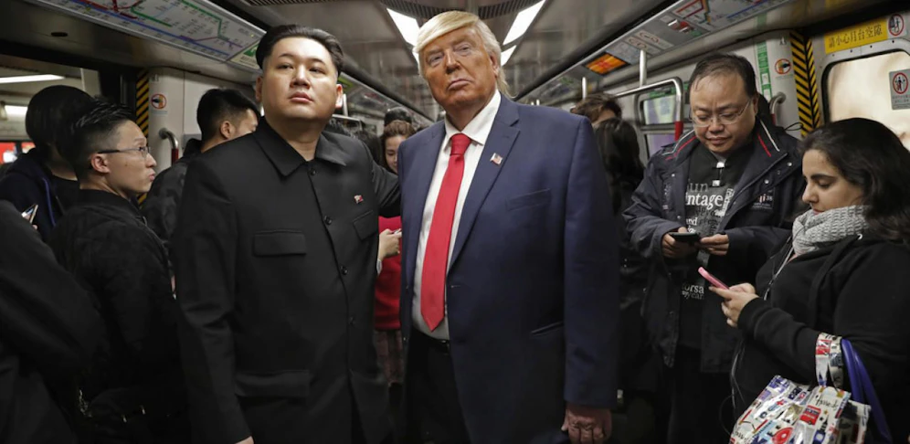 Die Doppelgänger von Kim Jong-un und Donald Trump