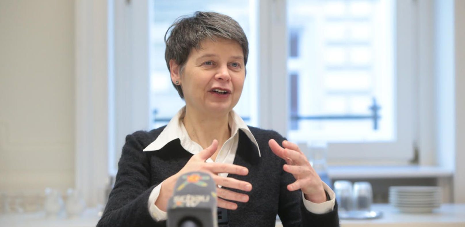 Währings Bezirkschefin Silvia Nossek (Grüne) ist seit zwei Jahren im Amt.