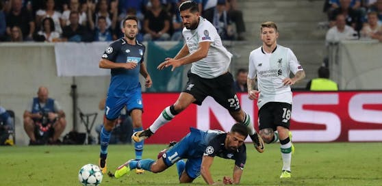 Emre Can und der FC Liverpool stehen nach dem 2:0-Hinspielsieg gegen Hoffenheim mit einem Bein in der Gruppenphase der Champions League.