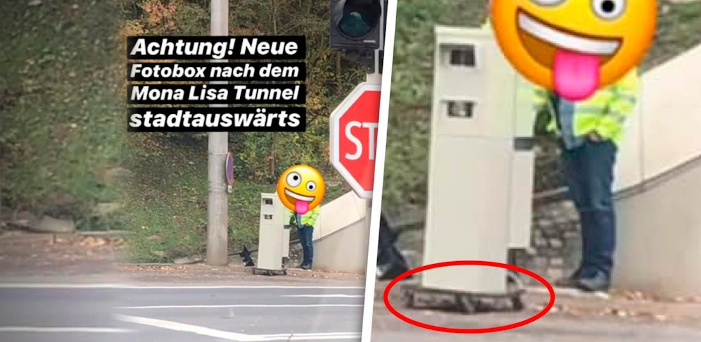 In einer Facebook-Gruppe wird vor dieser Radarbox gewarnt. Dabei gibt es den Blitzer gar nicht.