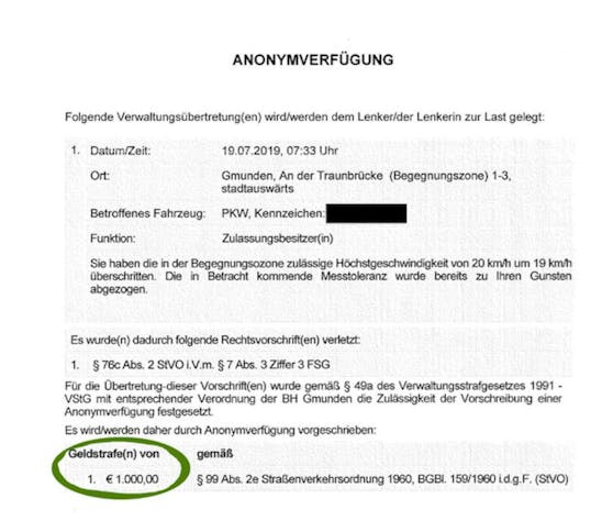 Der "falsche" Strafzettel wurde 24 Autofahrern ausgestellt.