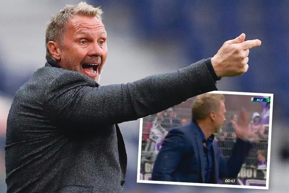 Thorsten Fink ärgerte sich maßlos über den Treffer zum 0:1.