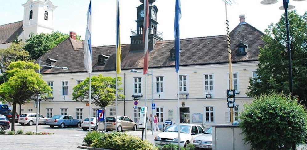 Symbolfoto vom Hollabrunner Hauptplatz.