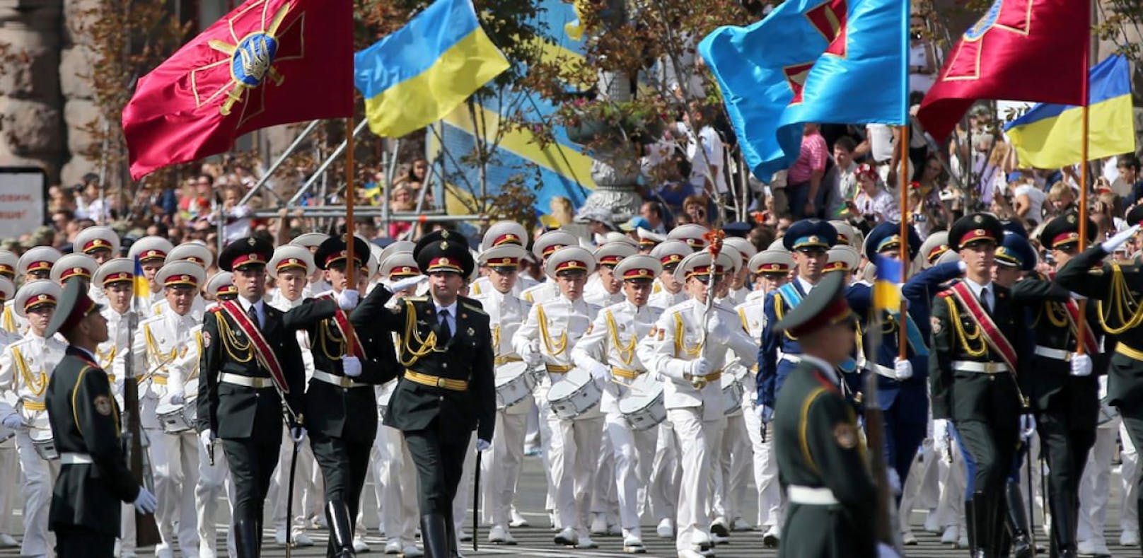 Parade zum Unanhängigkeitstag in der Ukraine (Symbolfoto).