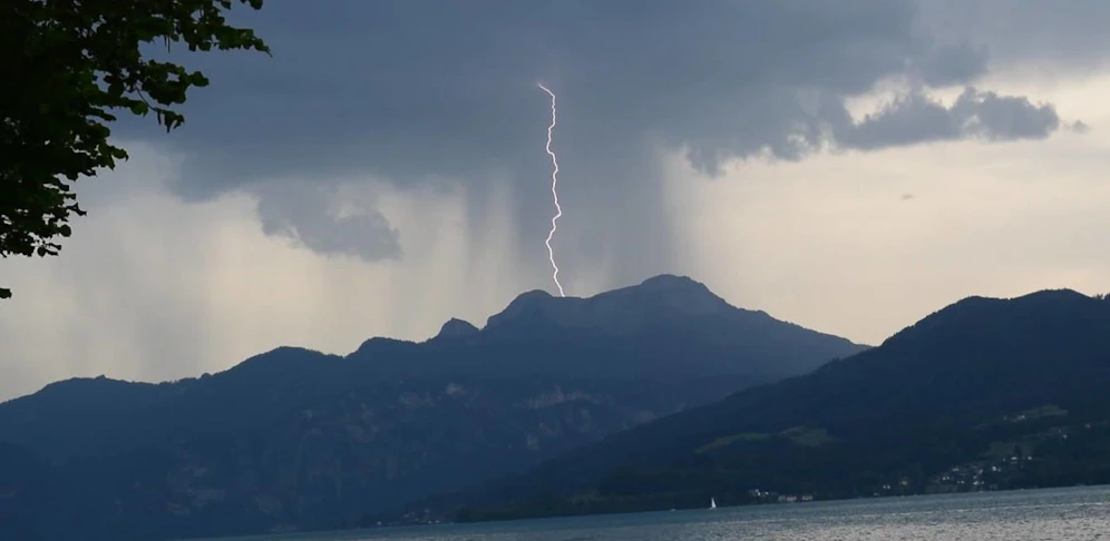 Gewitter am Attersee (Symbolbild)