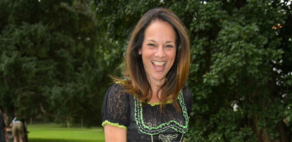 Vera Russwurm im Dirndl