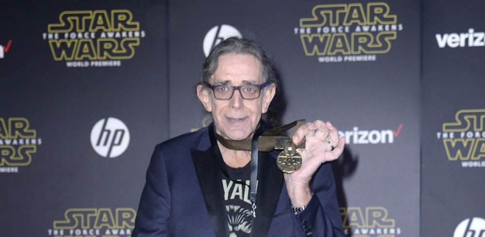 Peter Mayhew bei der Premiere von "Star Wars: The Force Awakens" in Hollywood, 2015.