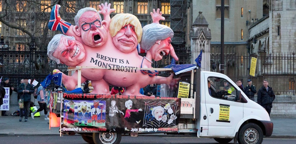 In London gehen die Proteste gegen den EU-Austritt weiter.