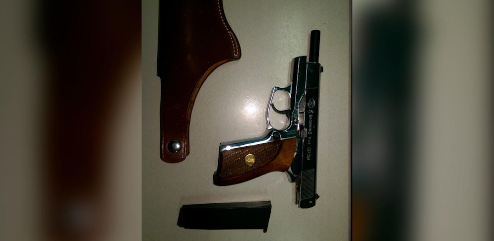 Die Beamten konnten diese Gaspistole sicherstellen.