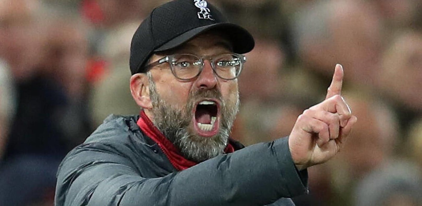 Liverpool-Coach Jürgen Klopp in Rage