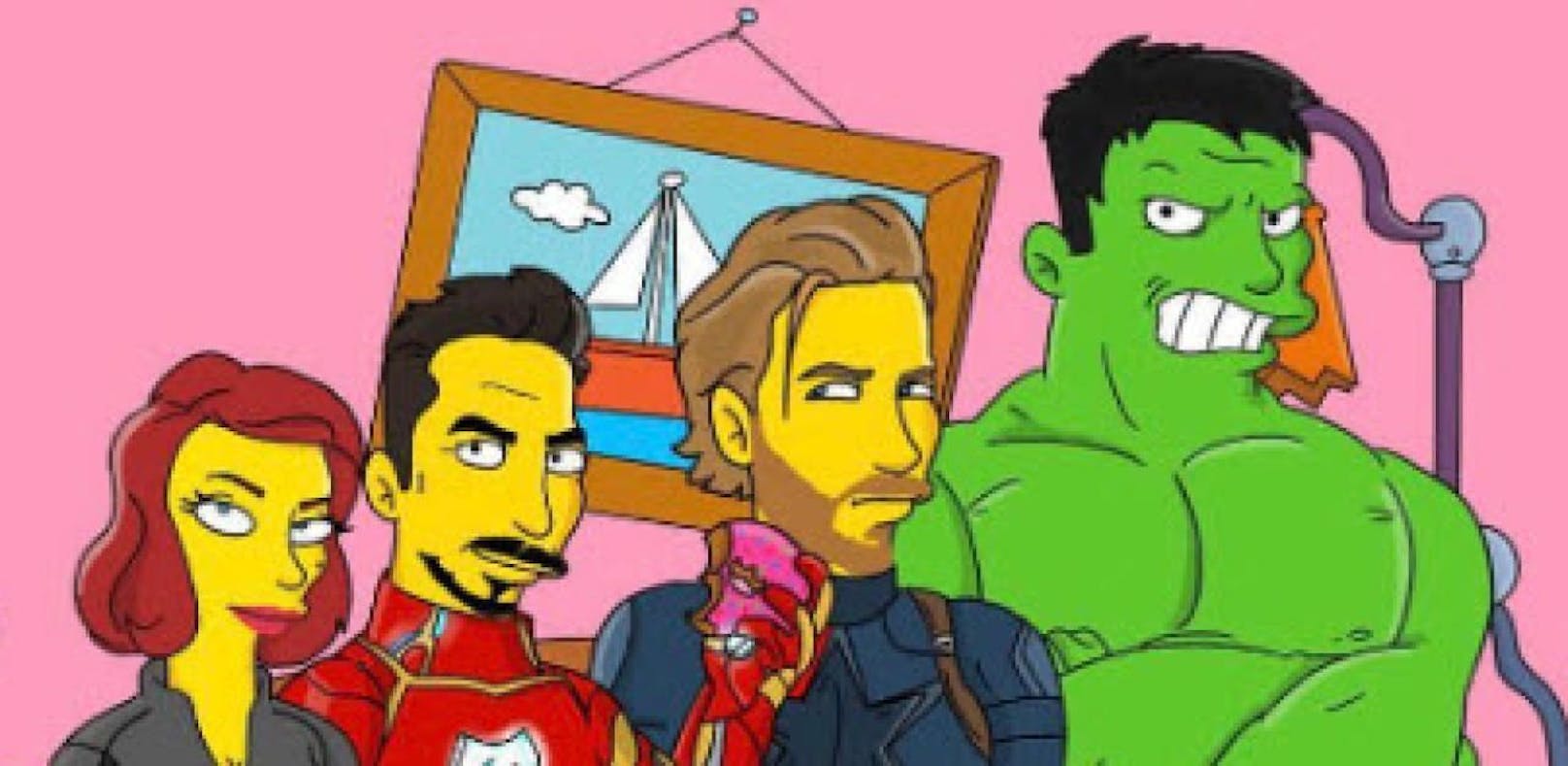 Die Avengers werden zu "Simpsons"-Charakteren