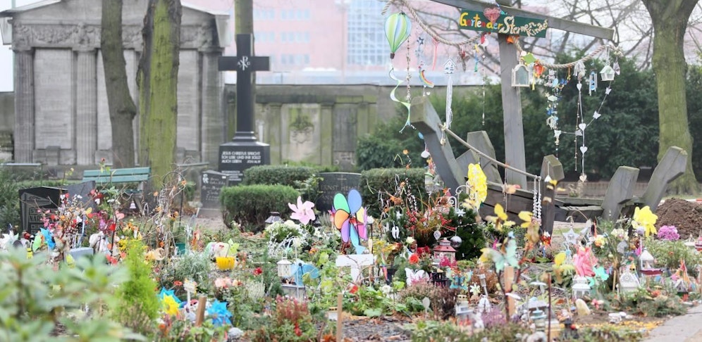 Hier der "Garten der Sternenkinder" in Berlin.