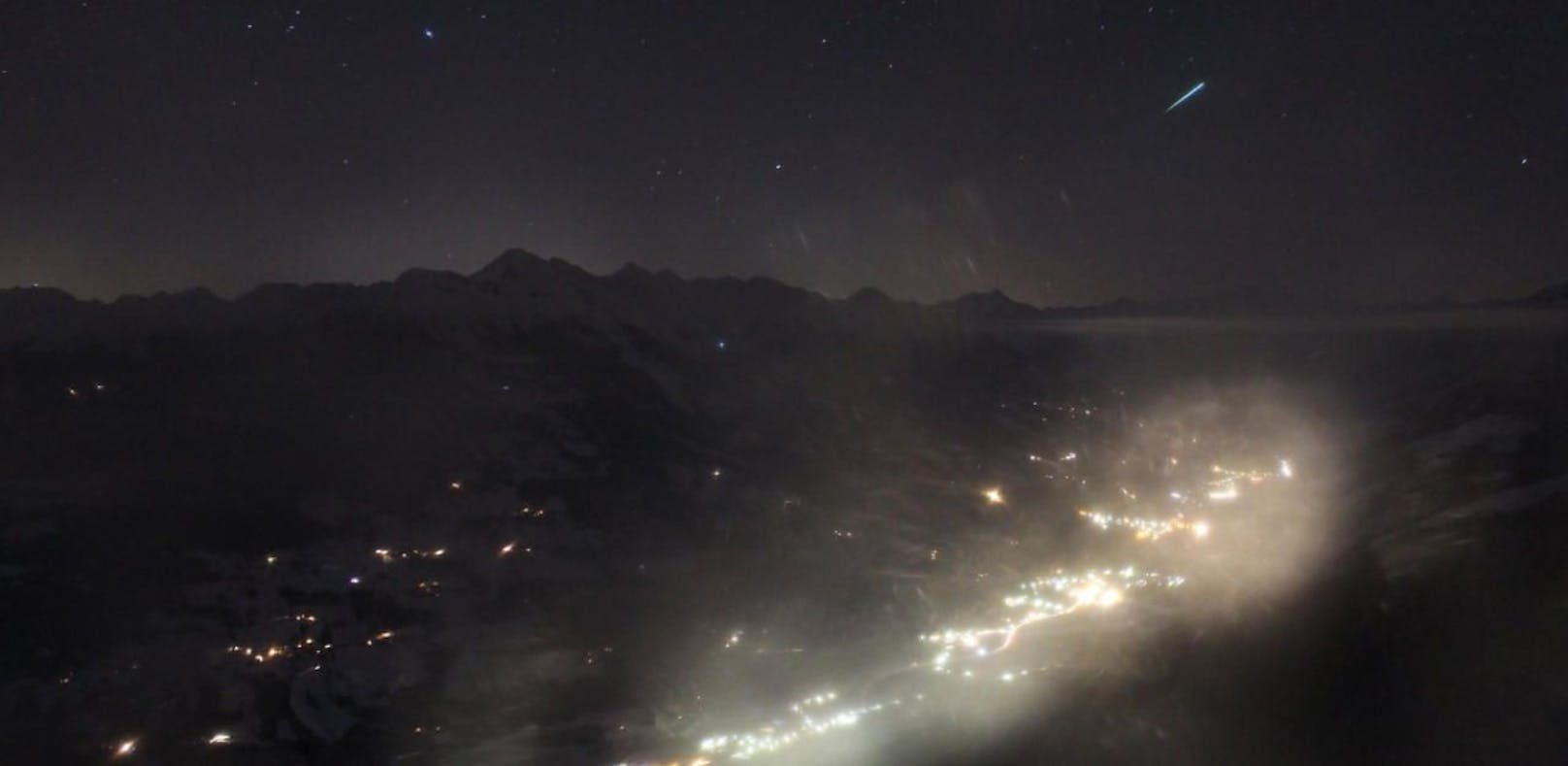 Riesiger Meteor erhellte Nachthimmel in Österreich