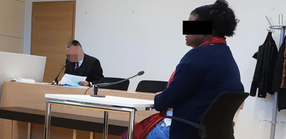 Die Angeklagte