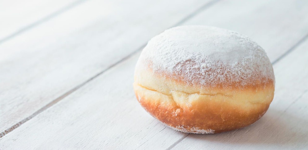Mit einem einzigen Krapfen wollte ein Drogen-Schmuggler die Polizei ausdribbeln.&nbsp;