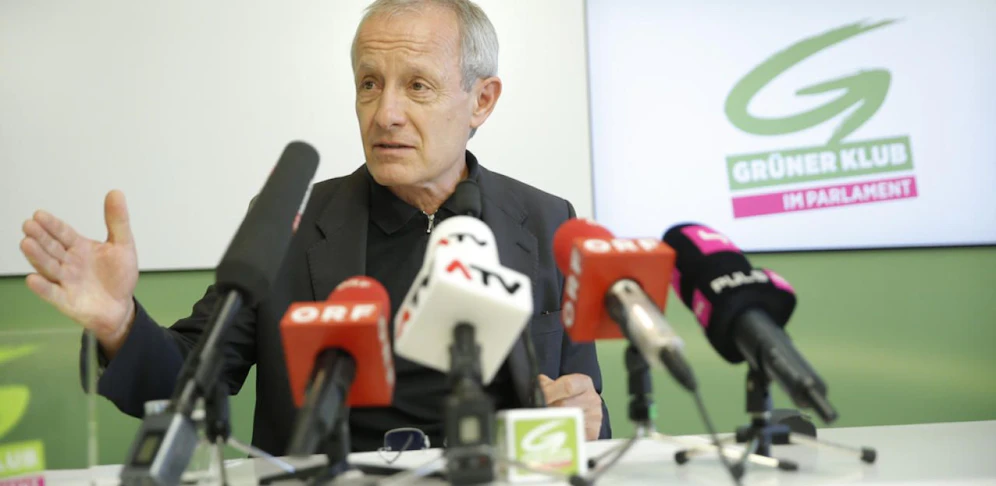 Grünen-Sicherheitssprecher Peter Pilz