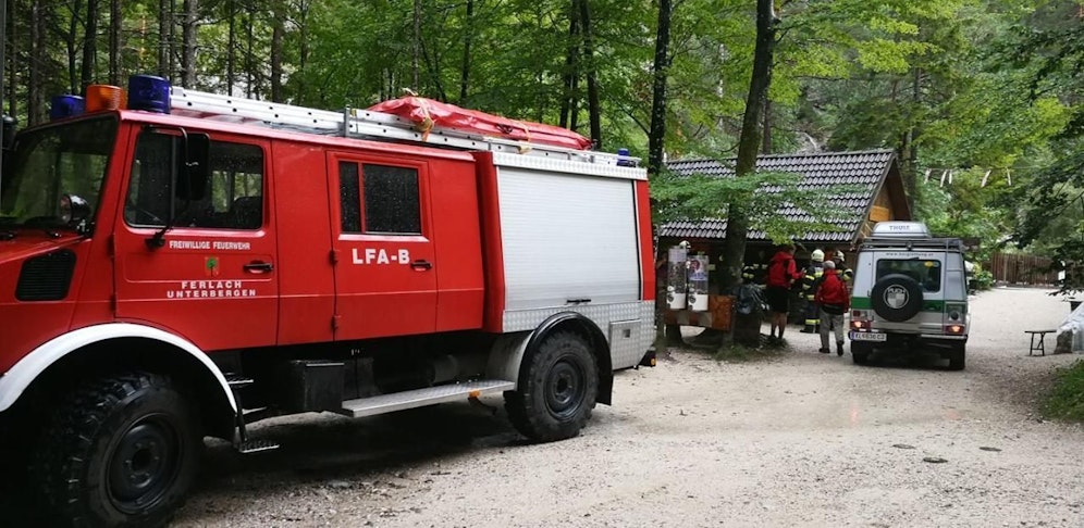 Die Gruppe musste mit Geländewägen befreit werden.