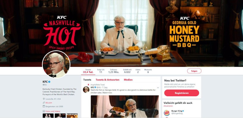 Der Colonel folgt nur ganz bestimmten Personen.