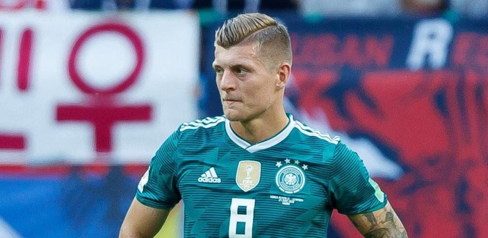 Kasan, Russland, 27.06.2018, FIFA Weltmeisterschaft, Gruppe F, Suedkorea - Deutschland, Toni Kroos (GER) enttaeuscht ( DeFodi507 *** Kazan Russia 27 06 2018 FIFA World Cup Group F South Korea Germany Toni Kroos GER disappointed DeFodi507  