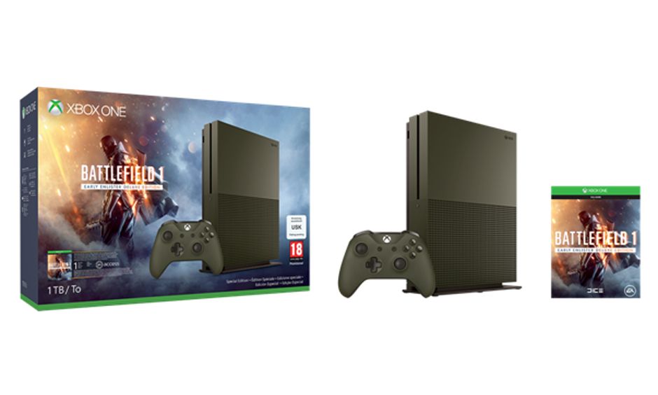 Xbox One S Special Edition Bundle Zu Battlefield 1 Digital Heuteat