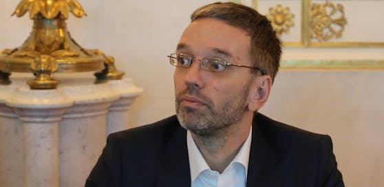 Innenminister Herbert Kickl bei einem Ministerrat.