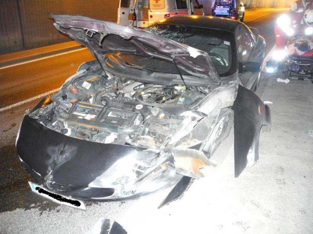 Der Trans Am hat nur noch Schrottwert.