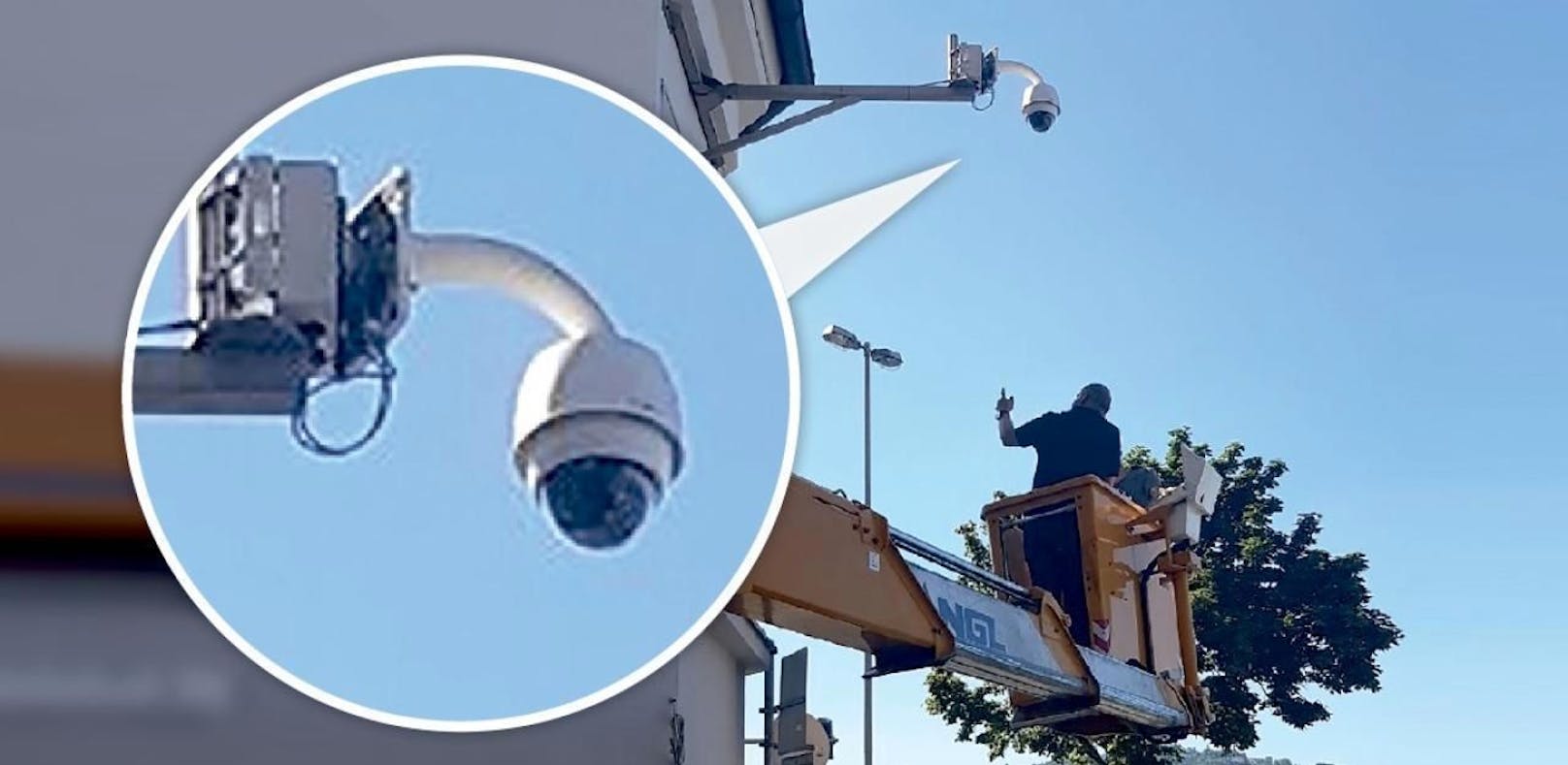 Die Videoüberwachung in der Linzer Altstadt wurde um 40.000 Euro erneuert.