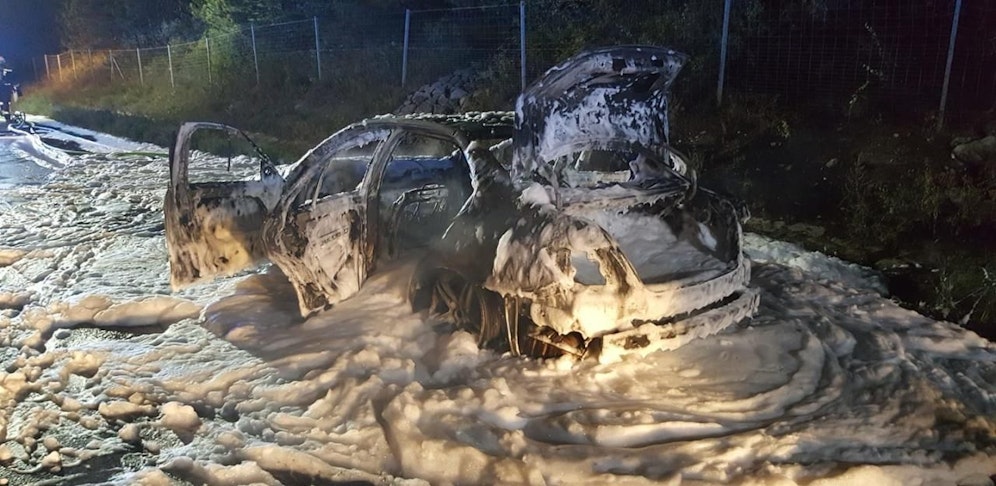 Die Feuerwehren Brunn und Gießhübl standen im Löscheinsatz.