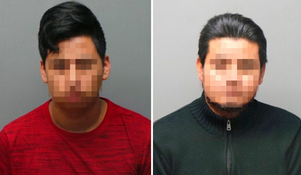 Norvin L. (17) und sein Vater Francisco G. auf Fotos der Polizei