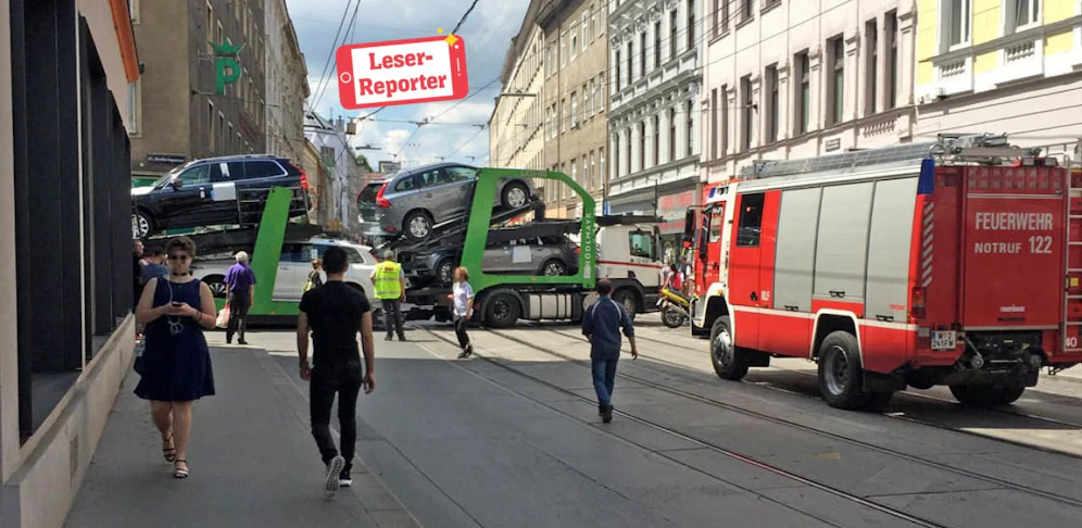 Beim Abbiegen von der Ortliebgasse in die Hernalser Hauptstraße kam es zu einem Zusammenstoß.