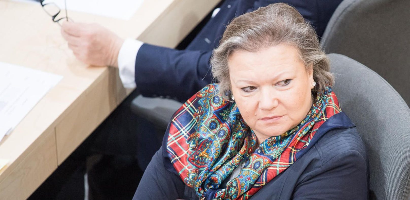 Die dritte Nationalratspräsidentin Anneliese Kitzmüller (FPÖ) bei einer Sitzung im Parlament.