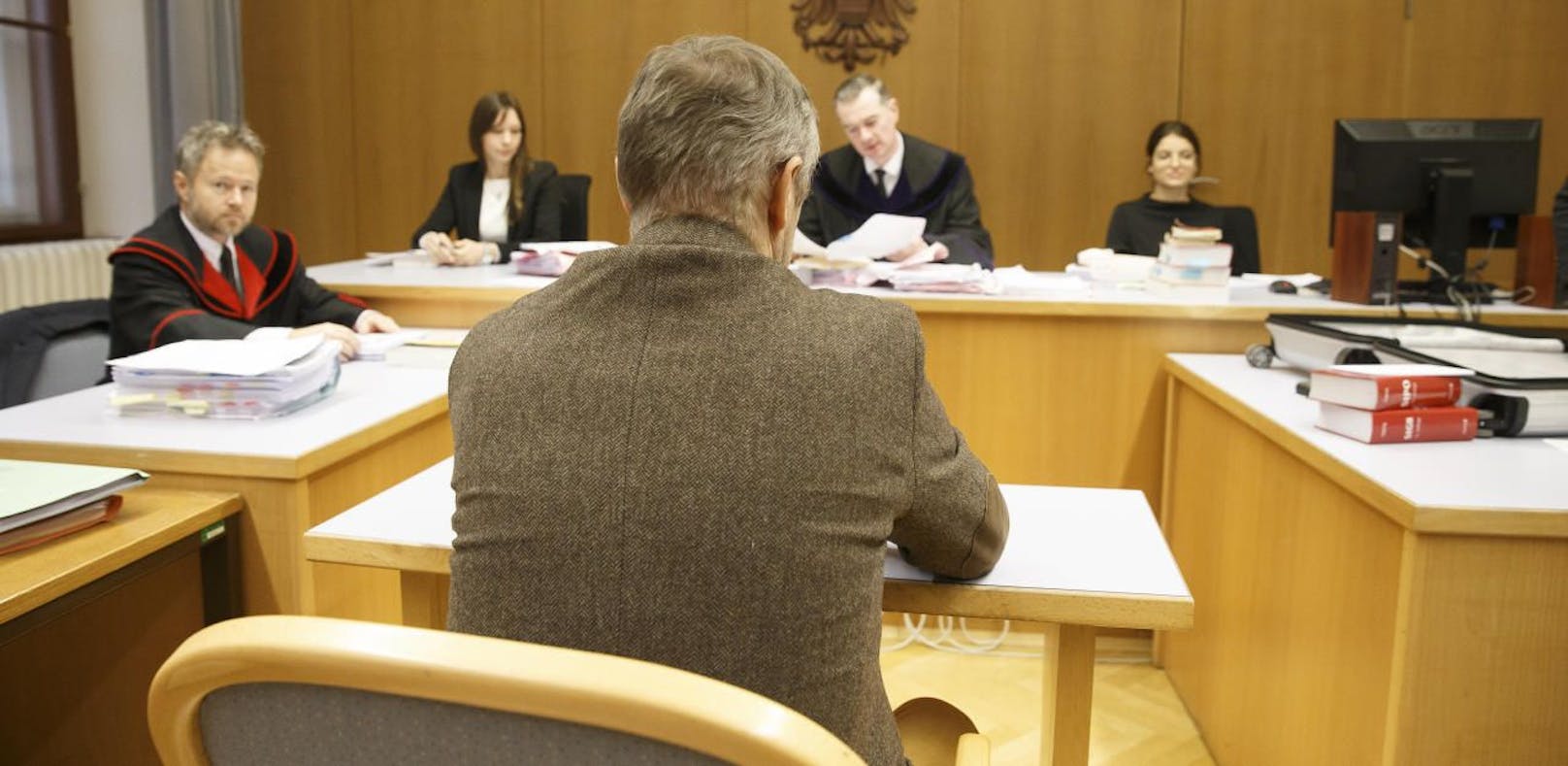 Der steirische Arzt und Richter Andreas Rom bei der Gerichtsverhandlung im Jänner 2017.