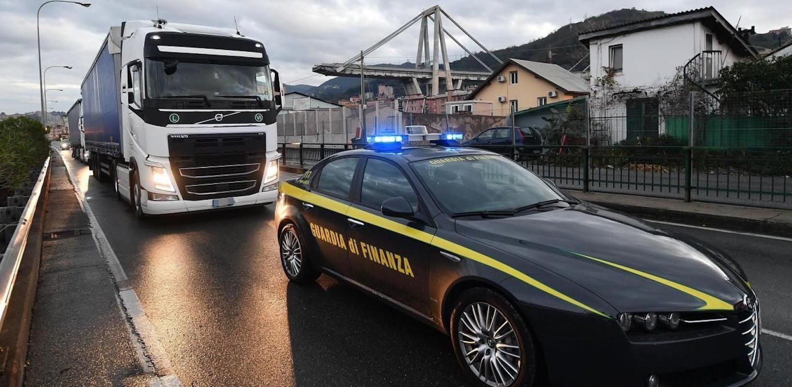 Geheimtransport für Genua-Brückentrümmer