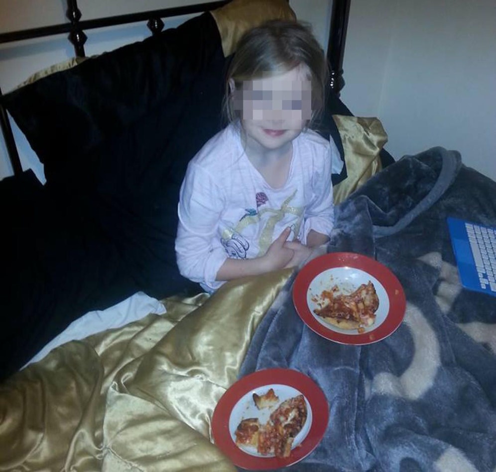 Das letzte Foto der kleinen Mylee: Kurz darauf wurde sie erstochen.