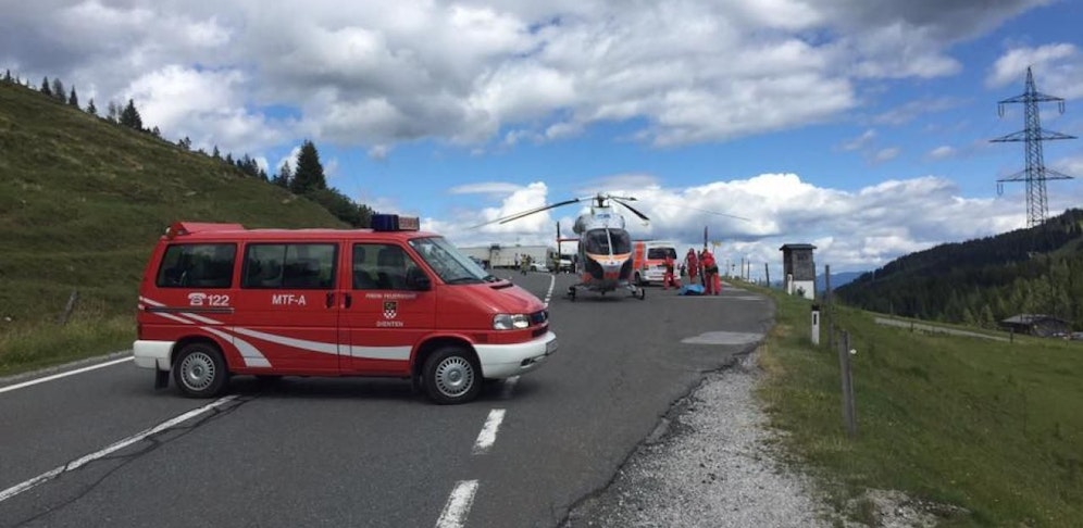 Für Amlies Geburt musste die Straße gesperrt werden.